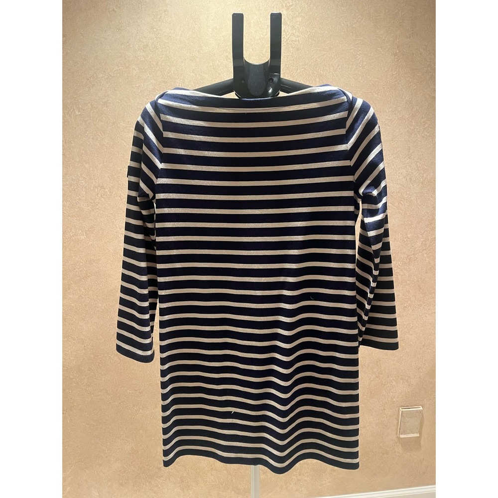 Marc Jacobs nautical long sleeve striped mini dress e